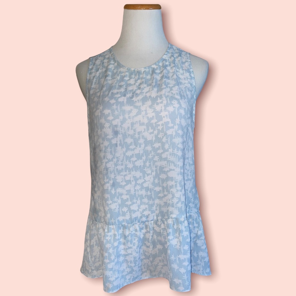 Banana Republic Peplum Sleeveless Shirt